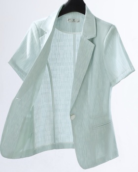 Commuting short coat thin summer business suit for women