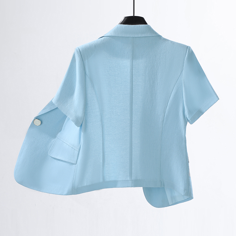 Slim all-match coat short sleeve temperament tops