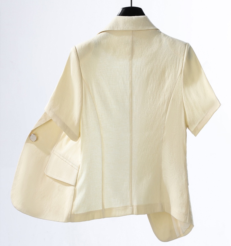 Slim all-match coat short sleeve temperament tops