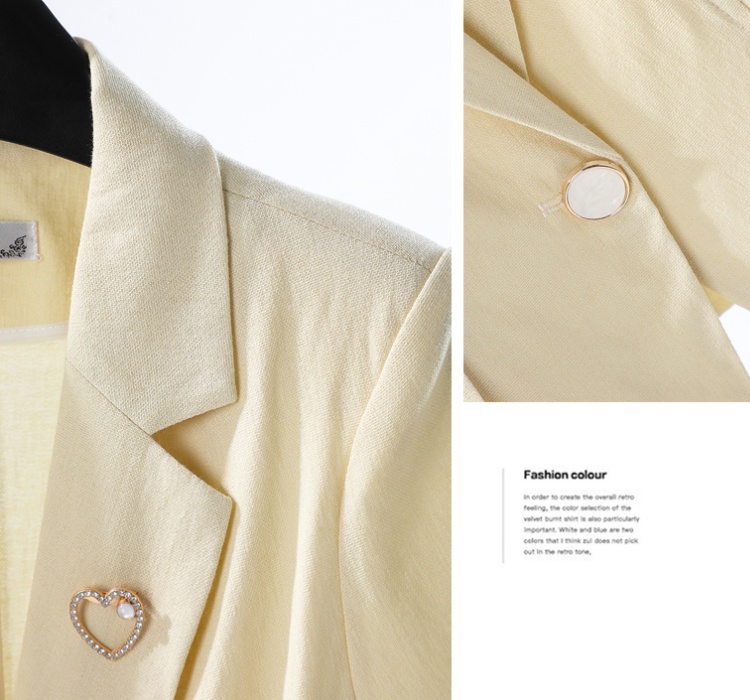 Slim all-match coat short sleeve temperament tops