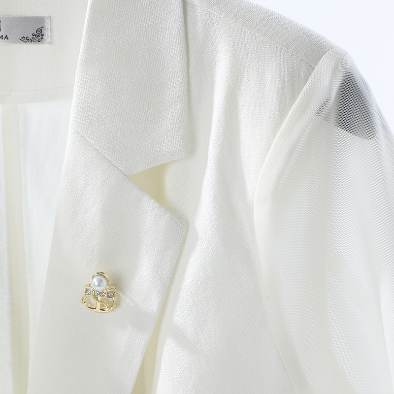 Profession business suit no collar coat for women
