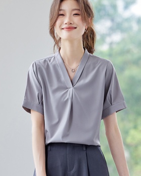 Fashion commuting shirt temperament summer tops for women