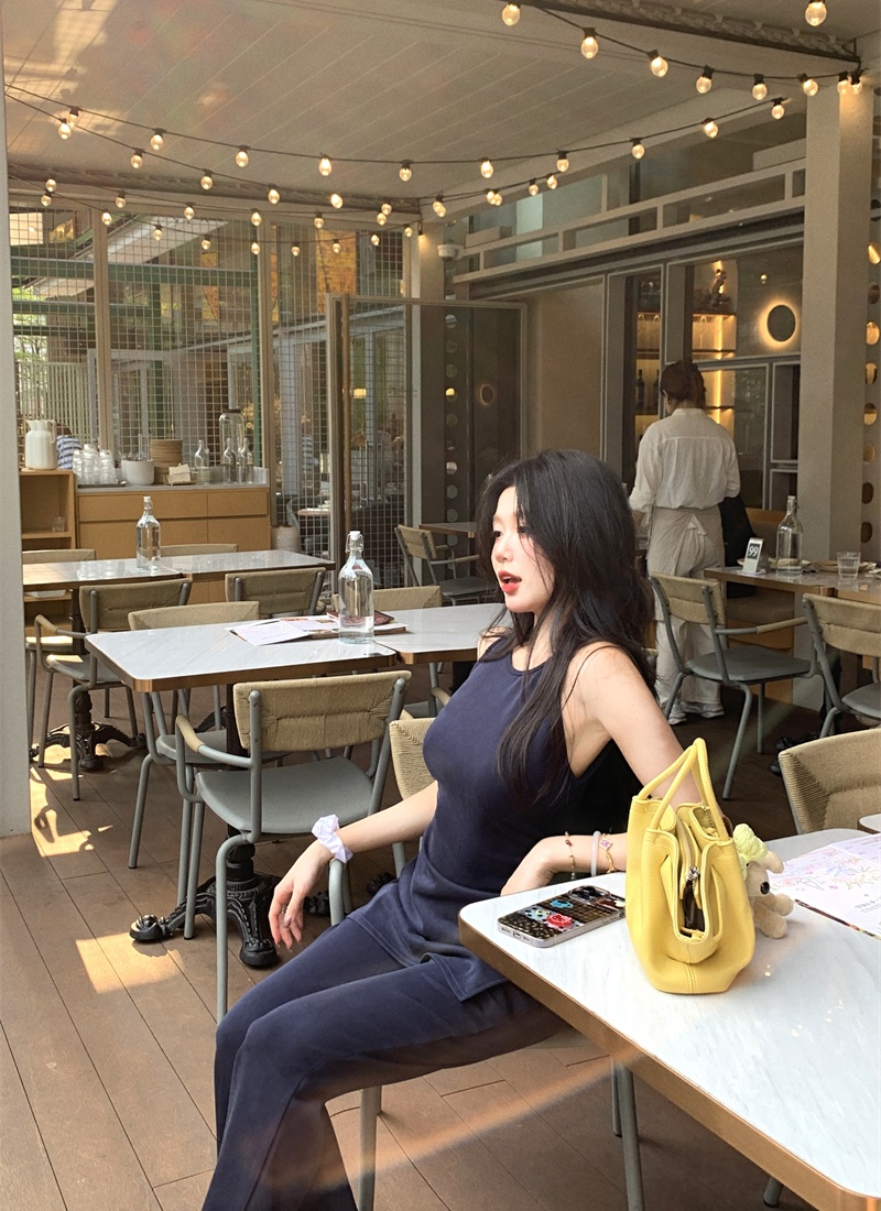 Western style tops enticement casual pants a set for women