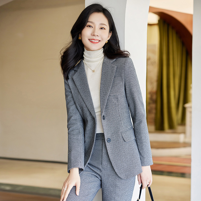 Long sleeve Casual business suit autumn and winter profession coat