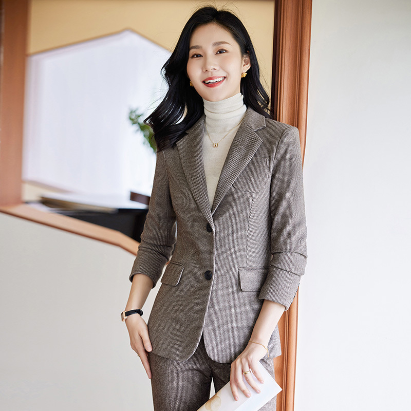 Long sleeve Casual business suit autumn and winter profession coat