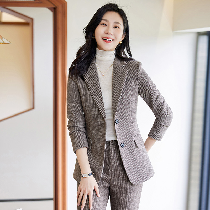 Long sleeve Casual business suit autumn and winter profession coat