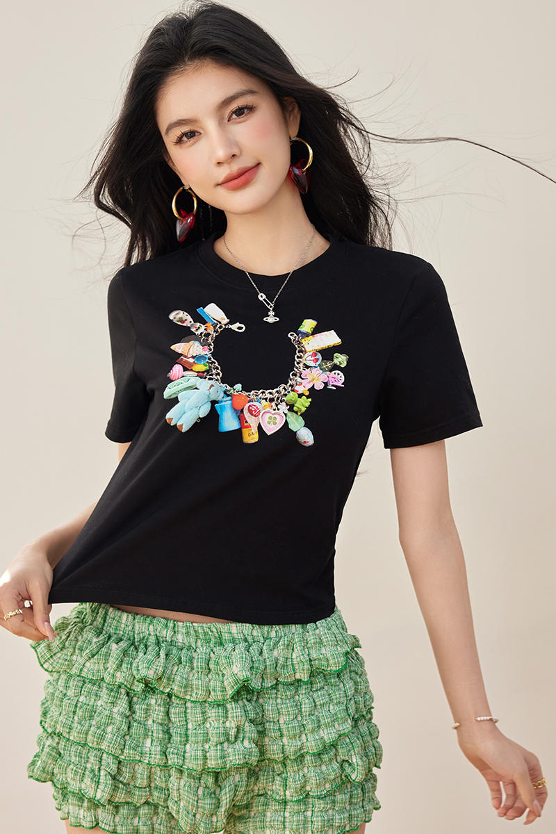 Colors stereoscopic summer short sleeve cubs basis bracelets