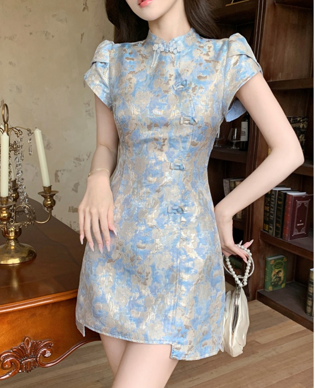Sweet elegant dress Chinese style cheongsam