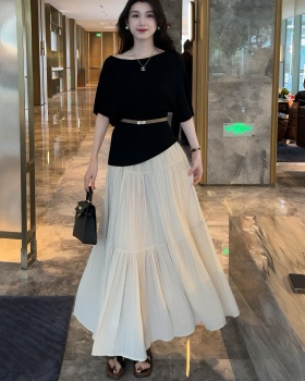 Temperament tender tops commuting skirt 2pcs set for women