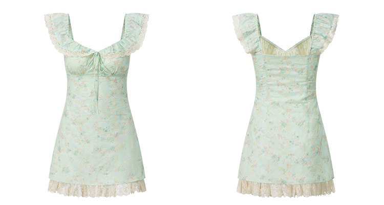 Boats sleeve sling floral summer dress for women
