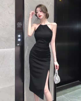 High waist slim pearl spicegirl sexy dress