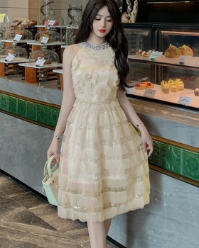 Cake temperament dress sequins formal dress