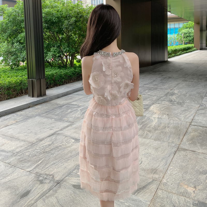 Cake temperament dress sequins formal dress