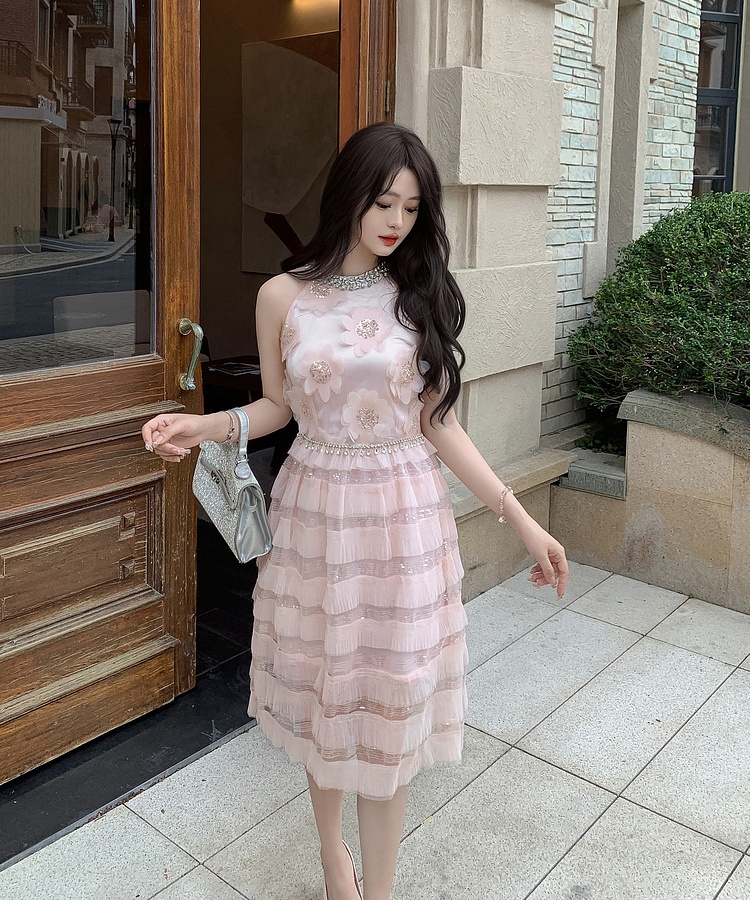 Cake temperament dress sequins formal dress