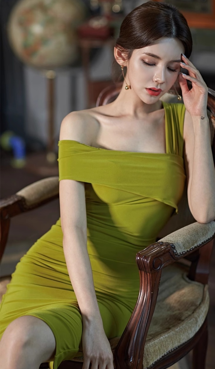 Sexy summer dress light luxury formal dress for women