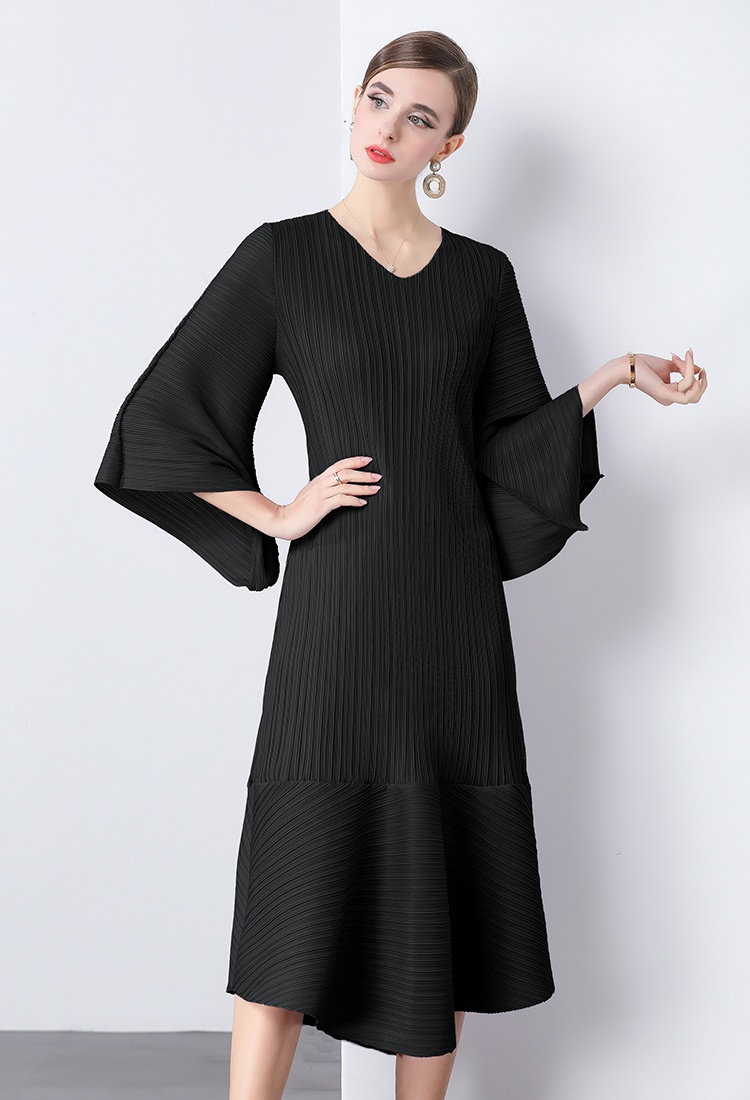 Pleats Please fashion summer loose dress