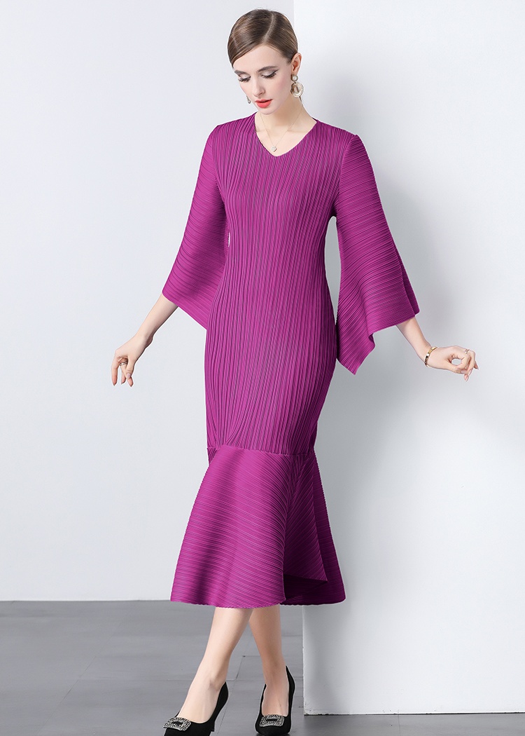 Pleats Please fashion summer loose dress
