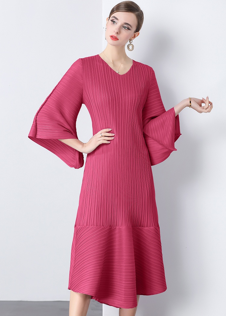 Pleats Please fashion summer loose dress