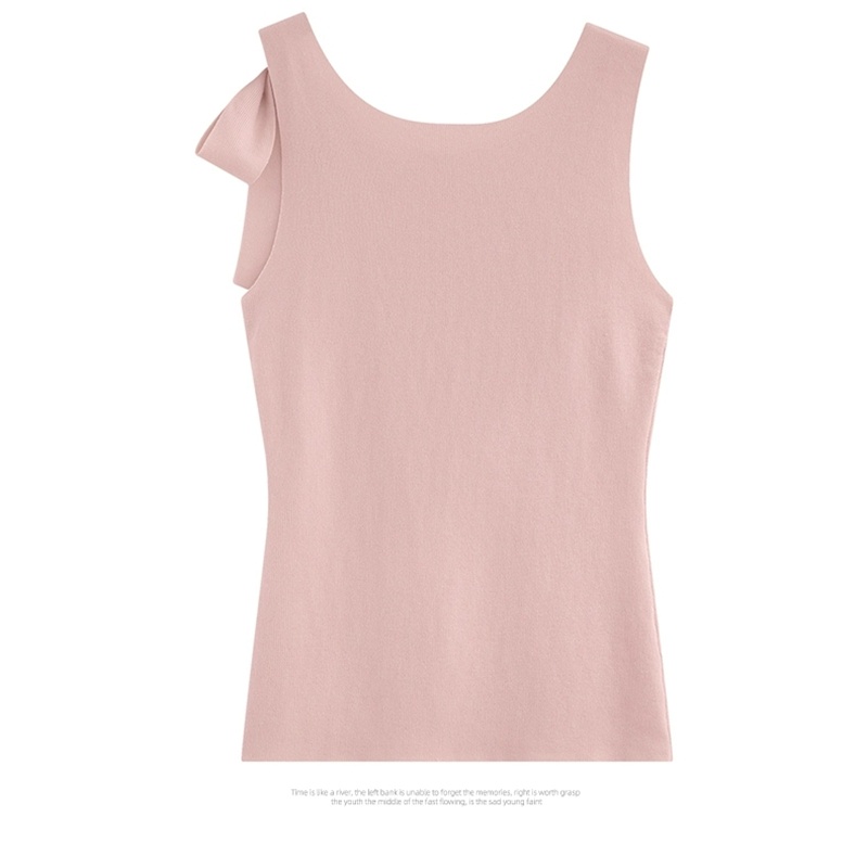 Knitted spicegirl tops slim short vest