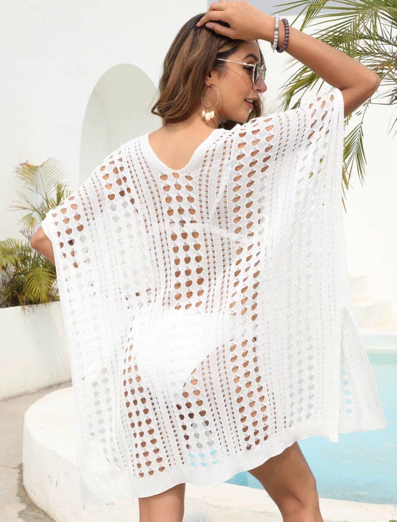 Knitted hollow swimwear bikini split skirt