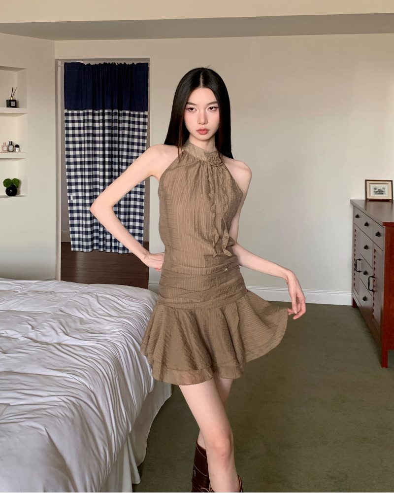 Retro summer American style dress for women