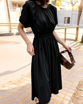 Hepburn style dress tender long dress for women