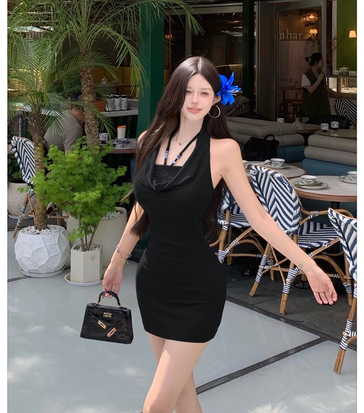 Summer sling dress niche double T-back for women
