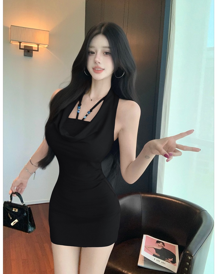 Summer sling dress niche double T-back for women
