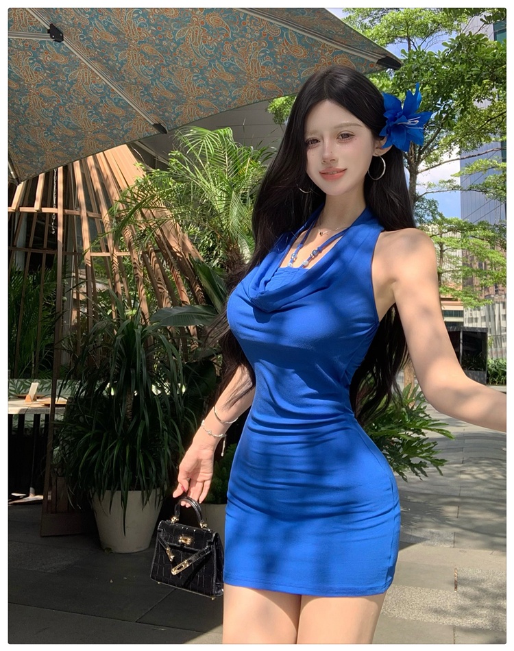 Summer sling dress niche double T-back for women