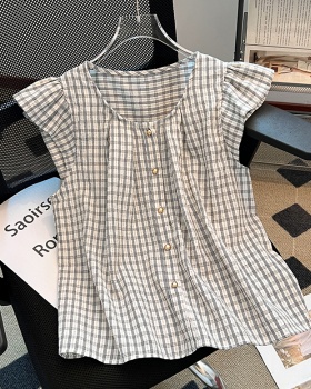 Casual sweet summer shirt all-match thin tops for women
