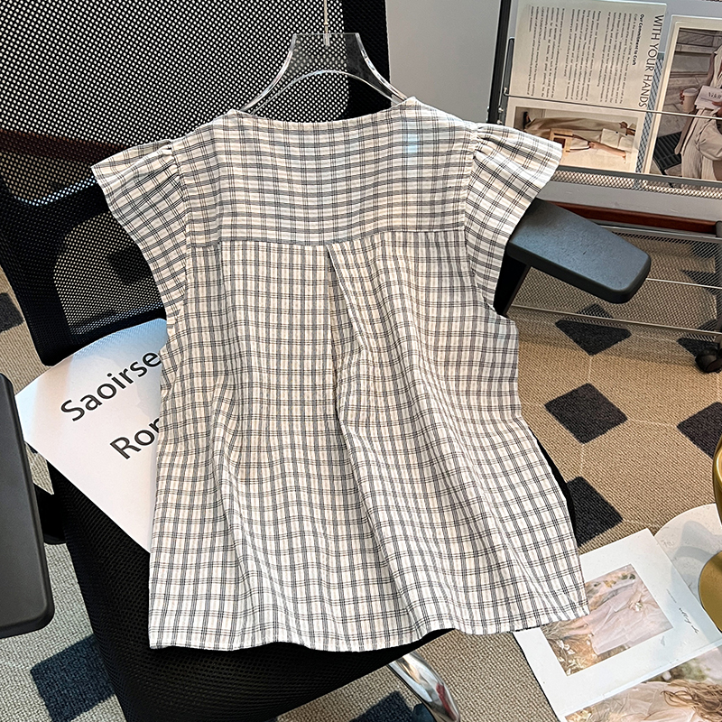 Casual sweet summer shirt all-match thin tops for women