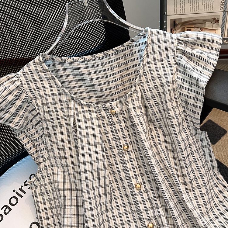 Casual sweet summer shirt all-match thin tops for women