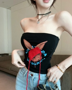 Enticement with chest pad hat printing wrapped chest tops