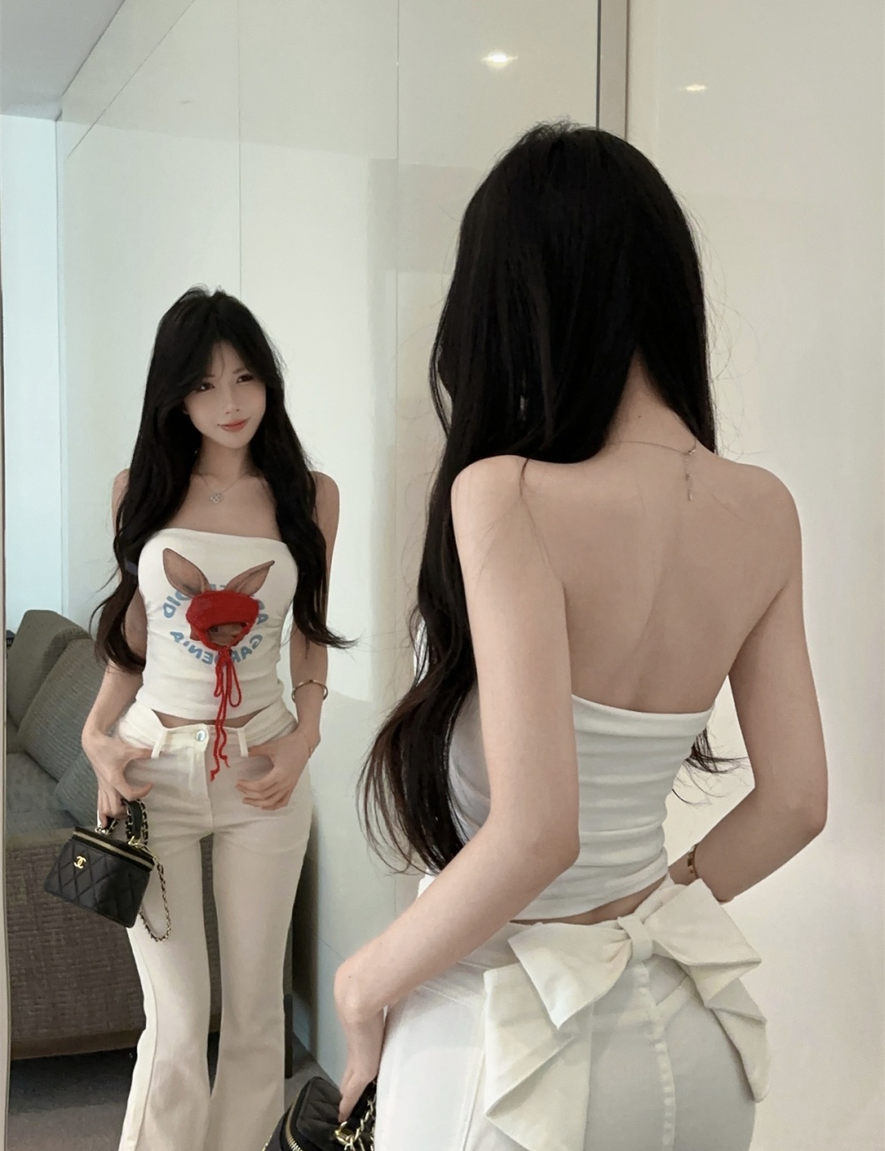 Enticement with chest pad hat printing wrapped chest tops