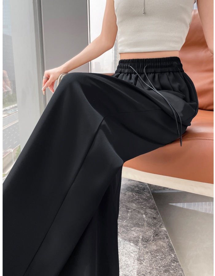 Casual straight wide leg pants mopping business suit for women