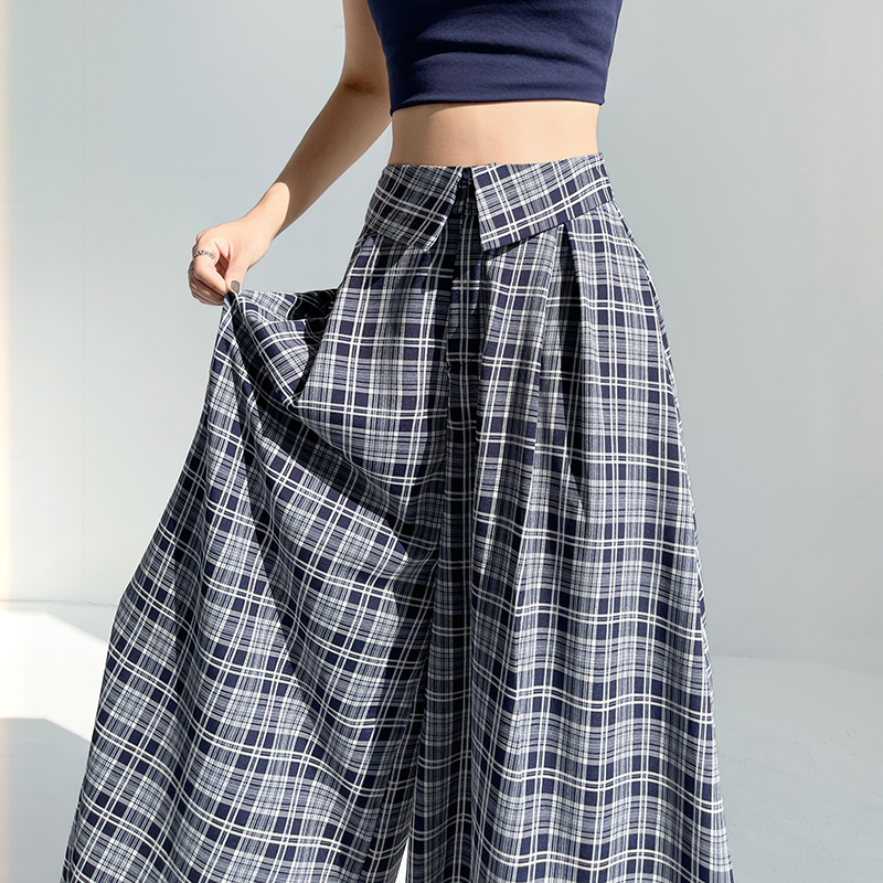 Casual wide leg pants loose suit pants for women
