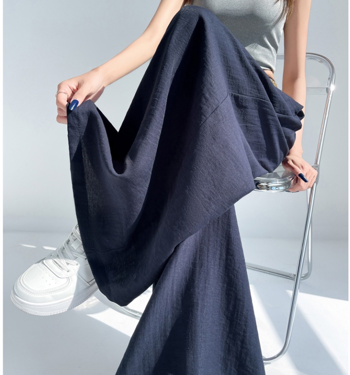 Casual lazy pants high waist wide leg pants for women