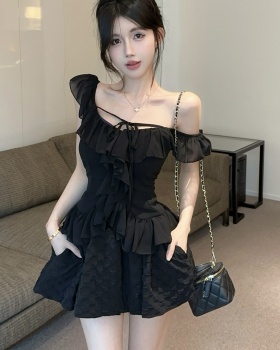 Frenum tops boats sleeve skirt a set for women