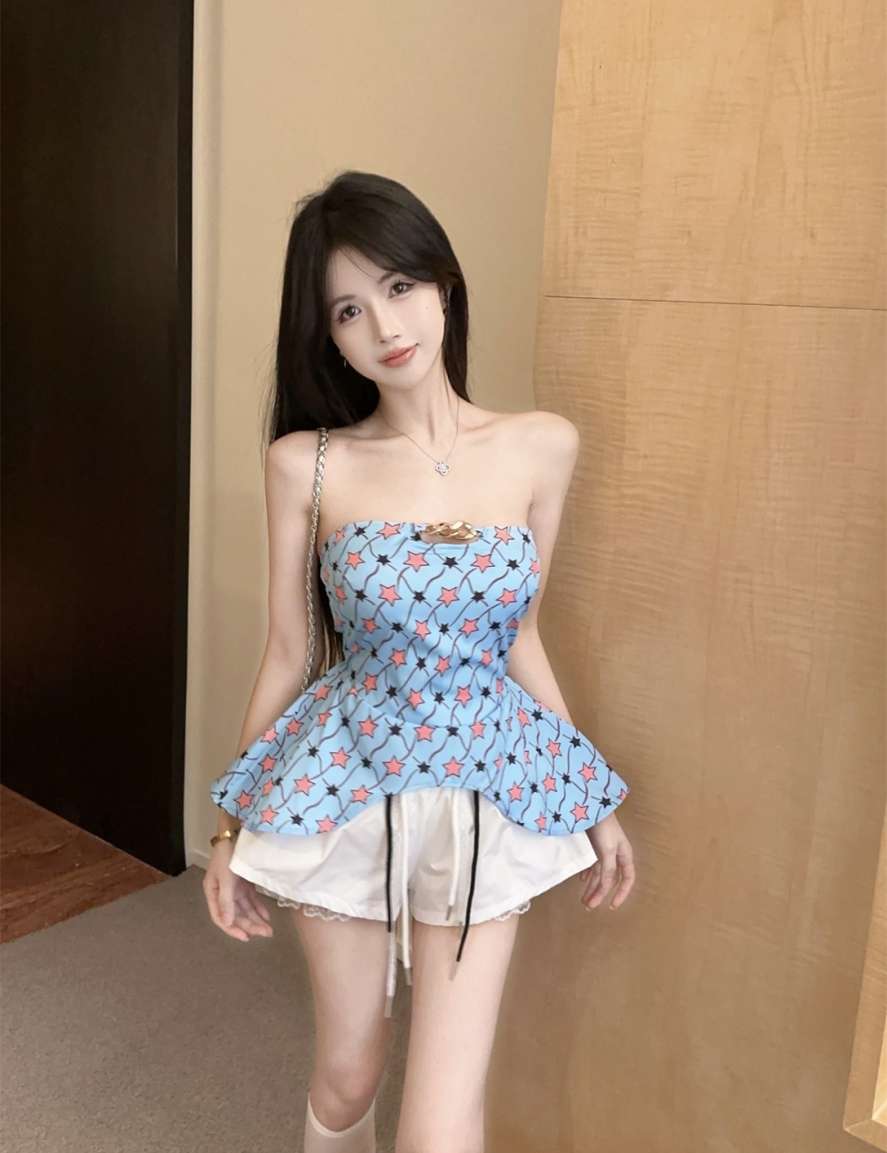Printing metal tops irregular patterns small shirt
