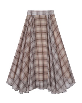 Chiffon big skirt long summer temperament loose skirt