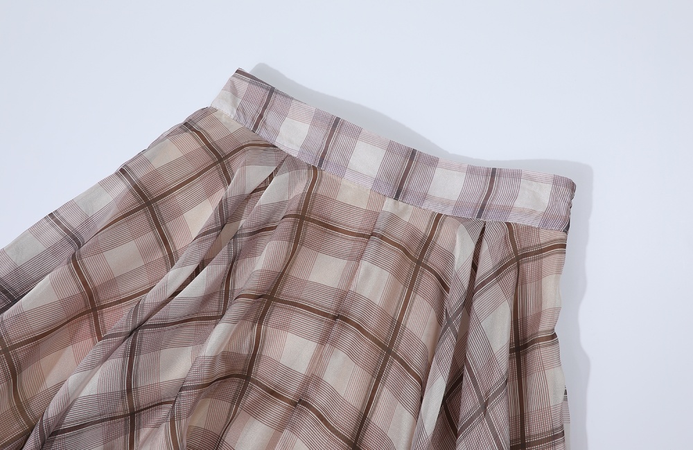 Chiffon big skirt long summer temperament loose skirt