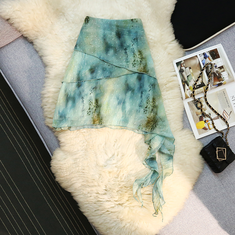 Summer irregular blooming short skirt for women