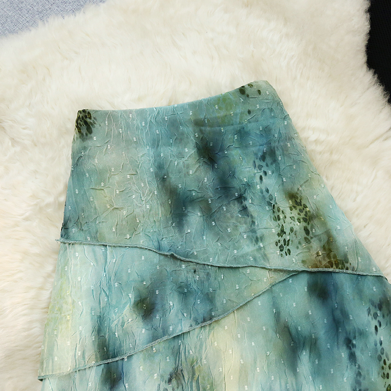 Summer irregular blooming short skirt for women