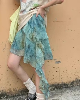 Summer irregular blooming short skirt for women