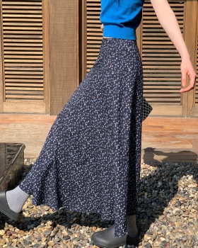 A-line summer long dress splice skirt for women