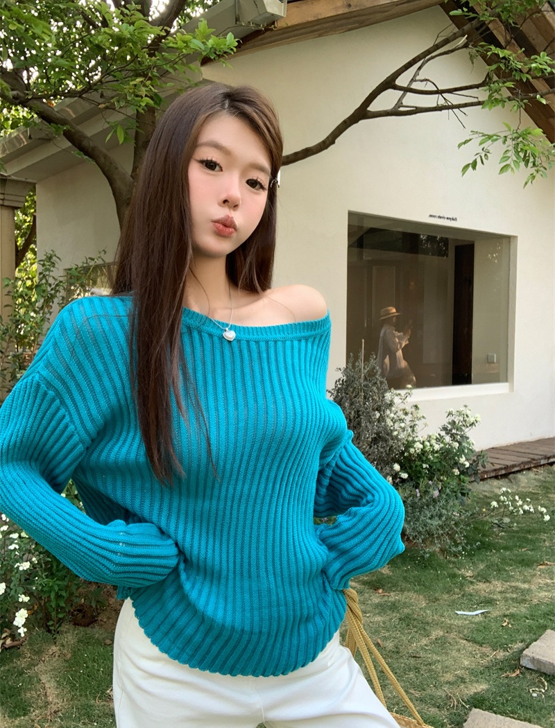Spring smock Korean style T-shirt for women