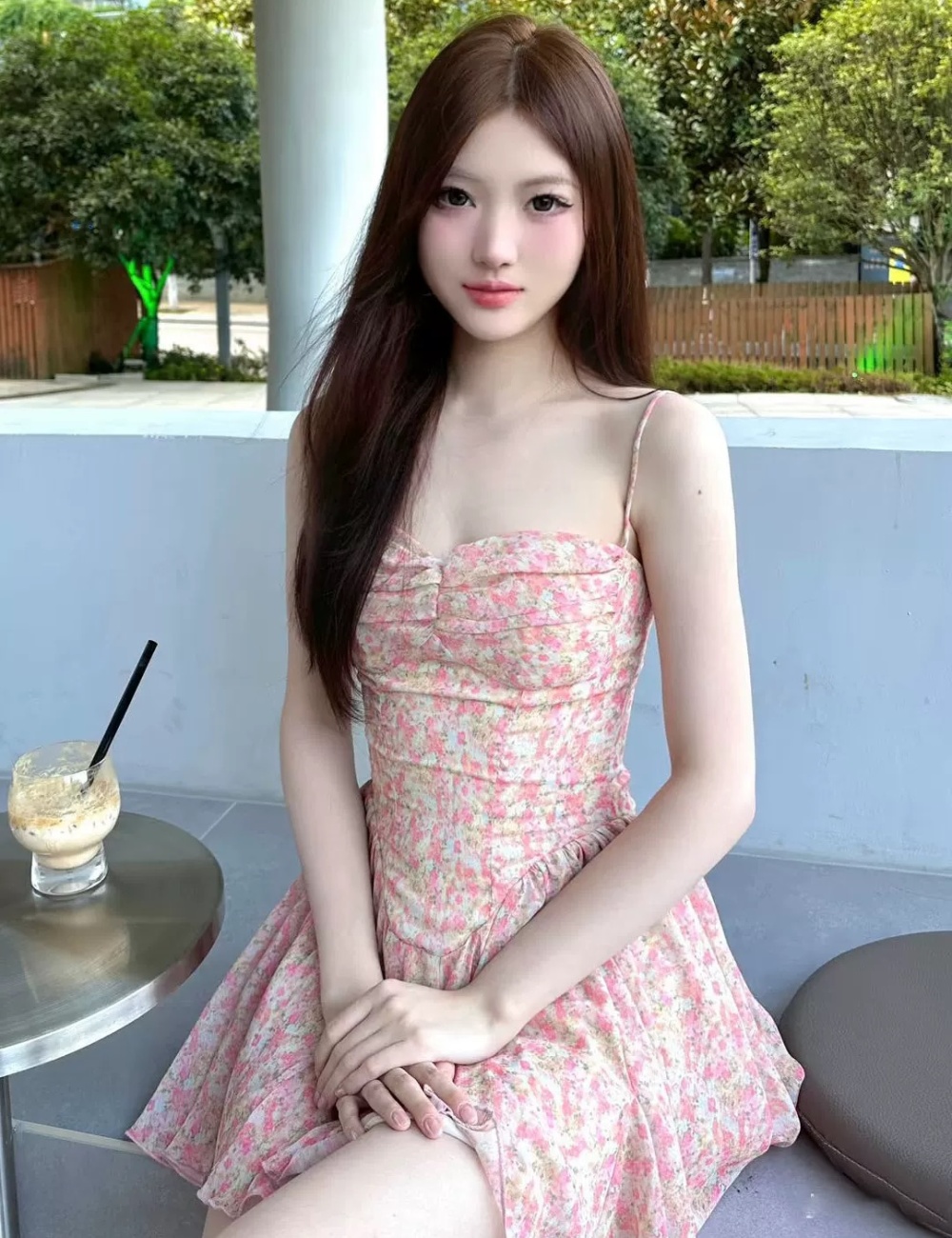 Summer spicegirl T-back sling romantic dress for women