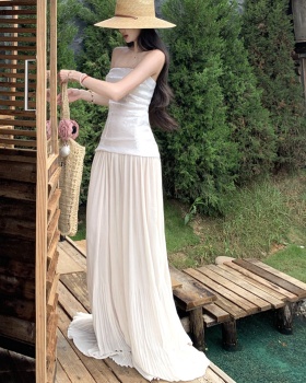 Summer seaside long dress vacation dress for women