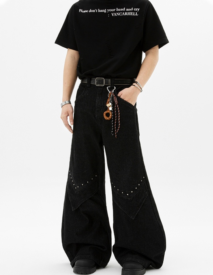 Autumn and winter retro long pants large yard pants