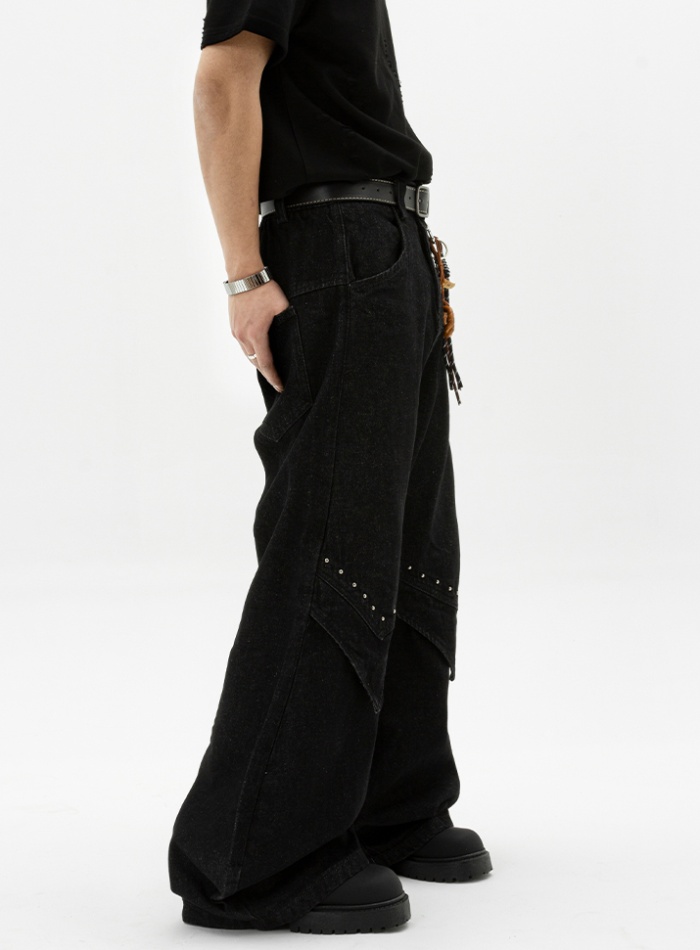 Autumn and winter retro long pants large yard pants